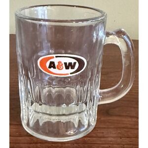 Vintage A&W Root Beer Mini Shot Glass Mug